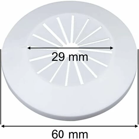 10Pcs Radiateurs De En Plastique Cache Tuyau Radiateur Rosaces Simples Rosace Radiateur Cache Tuyau Manchons De Tuyaux Pour Les Tuyaux De 15-29 Mm(Blanc) Fonepro 2 10Pcs Radiateurs De En Plastique Cache Tuyau Radiateur Rosaces Simples Rosace Radiateur Cache Tuyau Manchons De Tuyaux Pour Les Tuyaux De 15-29 Mm(Blanc) Fonepro – Image 2