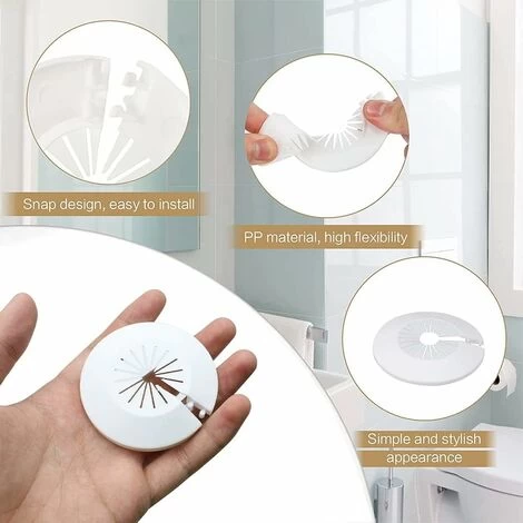 10Pcs Radiateurs De En Plastique Cache Tuyau Radiateur Rosaces Simples Rosace Radiateur Cache Tuyau Manchons De Tuyaux Pour Les Tuyaux De 15-29 Mm(Blanc) Fonepro 3 10Pcs Radiateurs De En Plastique Cache Tuyau Radiateur Rosaces Simples Rosace Radiateur Cache Tuyau Manchons De Tuyaux Pour Les Tuyaux De 15-29 Mm(Blanc) Fonepro – Image 3