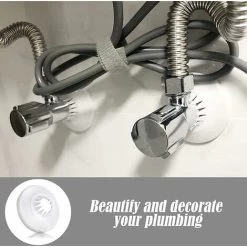 10Pcs Radiateurs De En Plastique Cache Tuyau Radiateur Rosaces Simples Rosace Radiateur Cache Tuyau Manchons De Tuyaux Pour Les Tuyaux De 15-29 Mm(Blanc) Fonepro 9 10Pcs Radiateurs De En Plastique Cache Tuyau Radiateur Rosaces Simples Rosace Radiateur Cache Tuyau Manchons De Tuyaux Pour Les Tuyaux De 15-29 Mm(Blanc) Fonepro -Chauffage Équipement Magasin 56773311 5