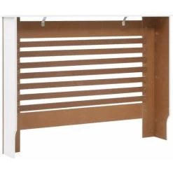 Nova Couverture Du Radiateur Blanc Dans MDF Opach Finute Diverses Dimensions Taille : 112x19x81 -Chauffage Équipement Magasin 60806855 4