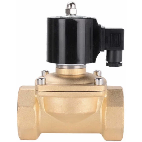 DN15 1/2 Pouces Electrovanne Electrique Pour AC Direct DC24V -5-80℃ Laiton Fermé Pratique 4 DN15 1/2 Pouces Electrovanne Electrique Pour AC Direct DC24V -5-80℃ Laiton Fermé Pratique – Image 4