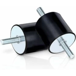 Silent Bloc M8, 4pcs Plot Anti Vibration Silenbloc Caoutchouc, Double Extrémités Vis Absorbeur Anti Vibration Pour Bateau Voiture Amortisseur Silencieux -Arcenciél(M8 X 20, 30 X 30) -Chauffage Équipement Magasin 64126852 3