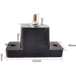 ELLE Climatiseur Split Mural Antichoc, Antibruit Et Pieds Amortisseurs, Avec Une Capacité De Charge Maximale De 60KG 4PCS 5 ELLE Climatiseur Split Mural Antichoc, Antibruit Et Pieds Amortisseurs, Avec Une Capacité De Charge Maximale De 60KG 4PCS -Chauffage Équipement Magasin 64996869 3