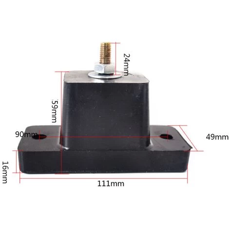 ELLE Climatiseur Split Mural Antichoc, Antibruit Et Pieds Amortisseurs, Avec Une Capacité De Charge Maximale De 60KG 4PCS 3 ELLE Climatiseur Split Mural Antichoc, Antibruit Et Pieds Amortisseurs, Avec Une Capacité De Charge Maximale De 60KG 4PCS – Image 3