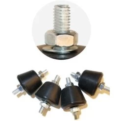 ELLE Climatiseur Split Mural Antichoc, Antibruit Et Pieds Amortisseurs, Avec Une Capacité De Charge Maximale De 70KG 4PCS 2