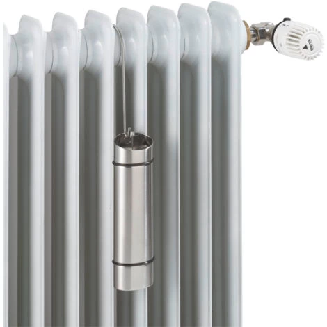 WENKO Saturateur Radiateur Acier Inox, Humidificateur D'air à Suspendre Avec Crochet Inclus, Acier Inox, 6x20x4 Cm, Mat 3 WENKO Saturateur Radiateur Acier Inox, Humidificateur D'air à Suspendre Avec Crochet Inclus, Acier Inox, 6x20x4 Cm, Mat – Image 3