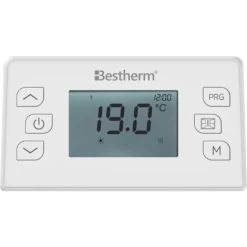 Radiateur électrique Fixe à Inertie Sèche Céramique 1000W Bestherm Nessa Horizontal Blanc -Chauffage Équipement Magasin 68070606 3