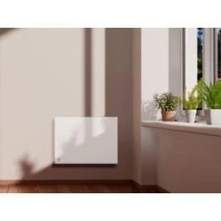 Radiateur électrique Fixe à Inertie Sèche Fonte+film 1000W Bestherm Nemesis Horizontal Blanc -Chauffage Équipement Magasin 68070608 3