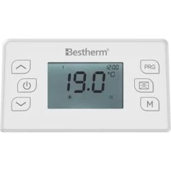 Radiateur électrique Fixe à Inertie Sèche Céramique+film 1000W Bestherm FREYA Horizontal Blanc 8 Radiateur électrique Fixe à Inertie Sèche Céramique+film 1000W Bestherm FREYA Horizontal Blanc -Chauffage Équipement Magasin 68070617 4