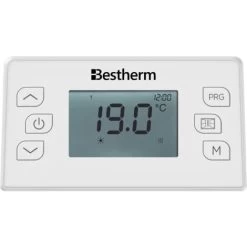 Radiateur électrique Fixe à Inertie Sèche Fonte 1000W Bestherm Motu Horizontal Blanc -Chauffage Équipement Magasin 68070618 5