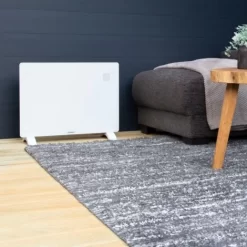 Panneau Rayonnant En Verre 1500W - 18m2 – Commande Manuelle Et Wi-Fi – Thermostat Réglable Et Minuterie - Blanc -Chauffage Équipement Magasin 68599995 3