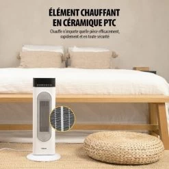 Colonne De Chauffage En C�ramique Tristar KA-5098 - Affichage LED - 2 000 W -Chauffage Équipement Magasin 69247083 4