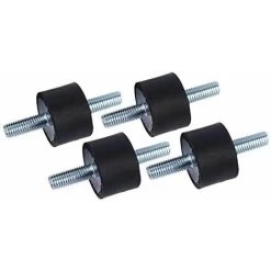 Déstockage 4pcs Supports En Caoutchouc D'Isolant Anti-vibration M8 30 X 20 Supports Amortisseurs De Vibrations Isolateur En Caoutchouc Anti-vibration Avec Vis