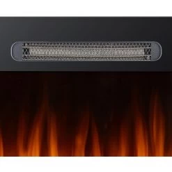 Cheminée Électrique Murale Encastrable 2000W Kekai Alabama 91,4x14x48 Cm Effet Feu 9 Couleurs à 5 Niveaux Et Télécommande -Chauffage Équipement Magasin 70400270 3