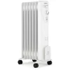 Radiateur électrique Bain D'huile 1500W OCEANIC - 3 Puissances - 7 éléments - Blanc - Mobile
