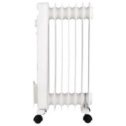 Radiateur électrique Bain D'huile 1500W OCEANIC - 3 Puissances - 7 éléments - Blanc - Mobile -Chauffage Équipement Magasin 74724306 5
