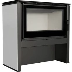 Poêle à Bois JUNO 16 Kw PANNEAU BLANC -Chauffage Équipement Magasin 75231806 5