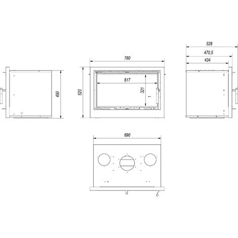 Insert Cheminée Cassette ARKE 70 Gainable 5 Insert Cheminée Cassette ARKE 70 Gainable – Image 5