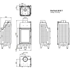 Insert De Cheminée 50 CM BT 7 KW 5 Insert De Cheminée 50 CM BT 7 KW -Chauffage Équipement Magasin 75231852 3
