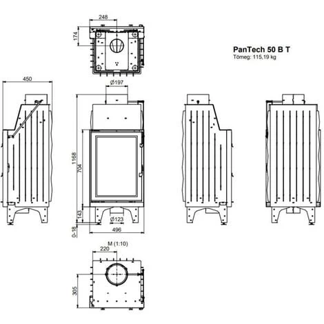 Insert De Cheminée 50 CM BT 7 KW 3 Insert De Cheminée 50 CM BT 7 KW – Image 3