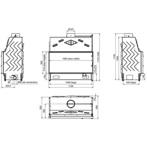 Insert De Cheminée 110 EVO D200 21kW 3 Insert De Cheminée 110 EVO D200 21kW – Image 3