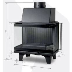 Insert De Cheminée 70 BU 71 CM 7 KW 6 Insert De Cheminée 70 BU 71 CM 7 KW -Chauffage Équipement Magasin 75232012 3