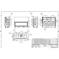 Insert Cheminées à Bois 200 EVO LD Porte Guillotine 22 KW + 8 Bouches Recuperateur De Chaleur 9 Insert Cheminées à Bois 200 EVO LD Porte Guillotine 22 KW + 8 Bouches Recuperateur De Chaleur -Chauffage Équipement Magasin 75232021 5