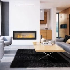 Insert Cheminées à Bois MB 160 CM Porte Guillotine 21 KW + 8 Bouches Recuperateur De Chaleur