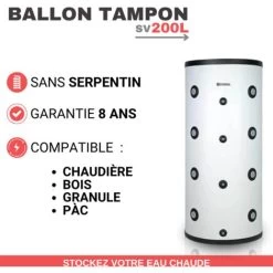 Ballon Tampon Sans échangeur Kospel 200L