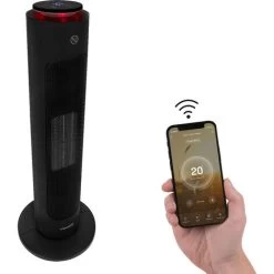 VONROC Luxueuse Tour Soufflante - 2000W - Wi-Fi - Céramique Avec Télécommande 9 VONROC Luxueuse Tour Soufflante - 2000W - Wi-Fi - Céramique Avec Télécommande -Chauffage Équipement Magasin 76412558 5