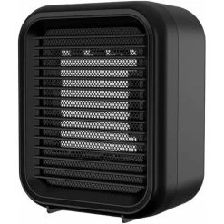 Mini Radiateur Céramique 800W Radiateur Electrique 2 Niveaux De Puissance Mini Radiateur Soufflant électrique Avec Vent Chaud Protection Contre La Surchauffe Et Le Renversement
