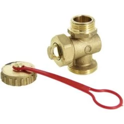 Robinet De Vidange à Boisseau Fermé Sans Bouchon MF 1/2'' - SOMATHERM - 3693-15 -Chauffage Équipement Magasin 76912442 3