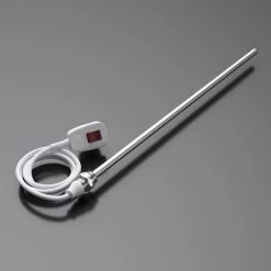 Sogood Résistance Pour Radiateur Blanc Élément Chauffant Pour Sèche-Serviette De Salle De Bain 800W Avec Interrupteur