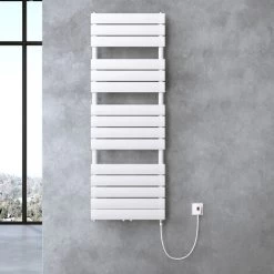 Sogood Résistance Pour Radiateur Blanc Élément Chauffant Pour Sèche-Serviette De Salle De Bain 800W Avec Interrupteur -Chauffage Équipement Magasin 76994188 4