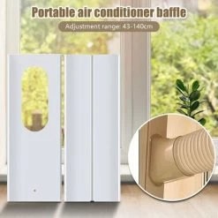 Adaptateur De Plaque De Kit De Fentre Raccords De Tuyau Dchappement De Climatiseur Mobile -Chauffage Équipement Magasin 78950468 5