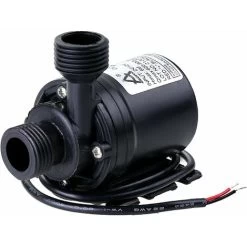 GP Circulateur Et Pompe DC 12V 800L/H 5M Système De Circulation D'Eau Pompe Amphibie Système De Circulation Solaire Haute Performance Faible Bruit 4 Points Brushless DC Pompe Booster Pompe Circulation 77
