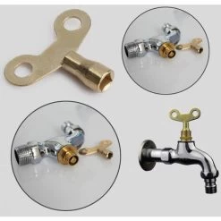 3pcs Radiator Key Pipe Discharge Key Solid Tap For Air Valve Pipe Tool -Chauffage Équipement Magasin 81160694 4