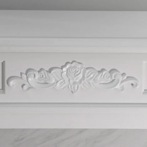 Cheminée Au Sol Au Bioéthanol Avec Cadre Effet Marbre Blanc Truman 5 Cheminée Au Sol Au Bioéthanol Avec Cadre Effet Marbre Blanc Truman – Image 5