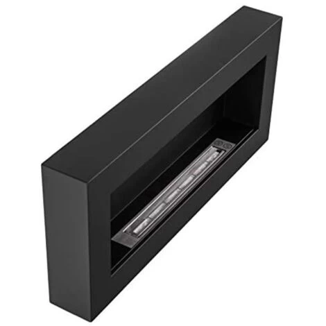 Cheminée Murale Au Bioéthanol Lounge Avec Cadre Siena Black 3 Cheminée Murale Au Bioéthanol Lounge Avec Cadre Siena Black – Image 3