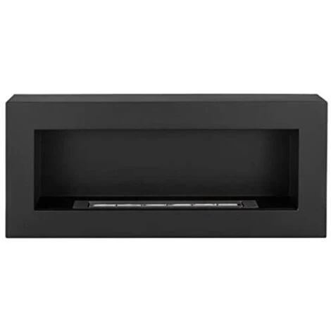 Cheminée Murale Au Bioéthanol Lounge Avec Cadre Siena Black 4 Cheminée Murale Au Bioéthanol Lounge Avec Cadre Siena Black – Image 4