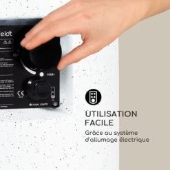 Braséro à Gaz - Blumfeldt Crete 13 kw Gaz Liquide Acier Inoxydable - Blanc -Chauffage Équipement Magasin 81978030 4