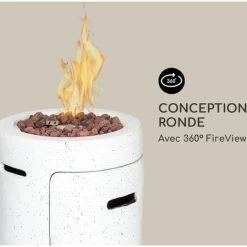 Braséro à Gaz - Blumfeldt Crete 13 kw Gaz Liquide Acier Inoxydable - Blanc -Chauffage Équipement Magasin 81978030 5