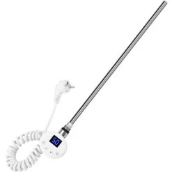 Heilmetz Élément Chauffant Pour Radiateur De Salle De Bain Avec Thermostat, Élément Chauffant Pour Sèche-serviette Électrique Avec Contrôleur De Température Et Fonction De Synchronisation 600W