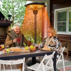 AUFUN Radiateur Infrarouge Chauffage Radiant Pour Usage Intérieur Et Extérieur 1500 W -Chauffage Équipement Magasin 87110014 3