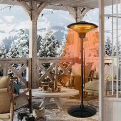 AUFUN Radiateur Infrarouge Chauffage Radiant Pour Usage Intérieur Et Extérieur 1500 W -Chauffage Équipement Magasin 87110014 5