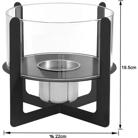 AUFUN Cheminée De Table, Cheminée De Table à L'éthanol Pour Intérieur Et Extérieur Avec Pierres Naturelles, Temps De Combustion Infini, Balcon Décoration Jardin (Type B) 2 AUFUN Cheminée De Table, Cheminée De Table à L'éthanol Pour Intérieur Et Extérieur Avec Pierres Naturelles, Temps De Combustion Infini, Balcon Décoration Jardin (Type B) – Image 2