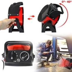 AUFUN Chauffage En Céramique 2000W, 3 Modes -Chauffage Équipement Magasin 87110110 3