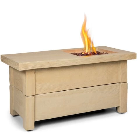 Chauffage à Gaz - Blumfeldt Corinth - 40.000btu/13kw - Couverture Brûleur En Acier Inoxydable - Bois 1 Chauffage à Gaz - Blumfeldt Corinth - 40.000btu/13kw - Couverture Brûleur En Acier Inoxydable - Bois