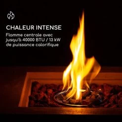 Chauffage à Gaz - Blumfeldt Corinth - 40.000btu/13kw - Couverture Brûleur En Acier Inoxydable - Bois 7 Chauffage à Gaz - Blumfeldt Corinth - 40.000btu/13kw - Couverture Brûleur En Acier Inoxydable - Bois -Chauffage Équipement Magasin 88715561 3