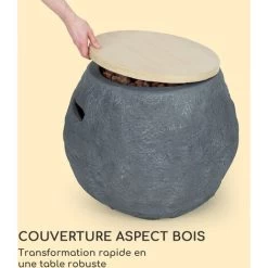 Chauffage à Gaz - Blumfeldt Andros - 40.000btu/13kw Couvercle Brûleur En Acier Inoxydable - Gris -Chauffage Équipement Magasin 88715955 4